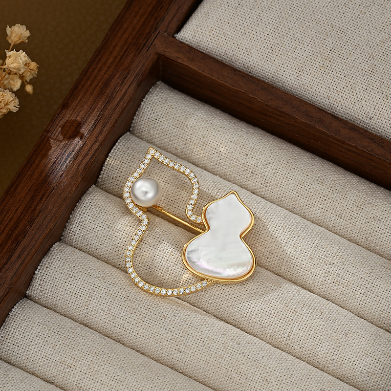 Broche de concha natural de venta caliente en vivo de Douyin
