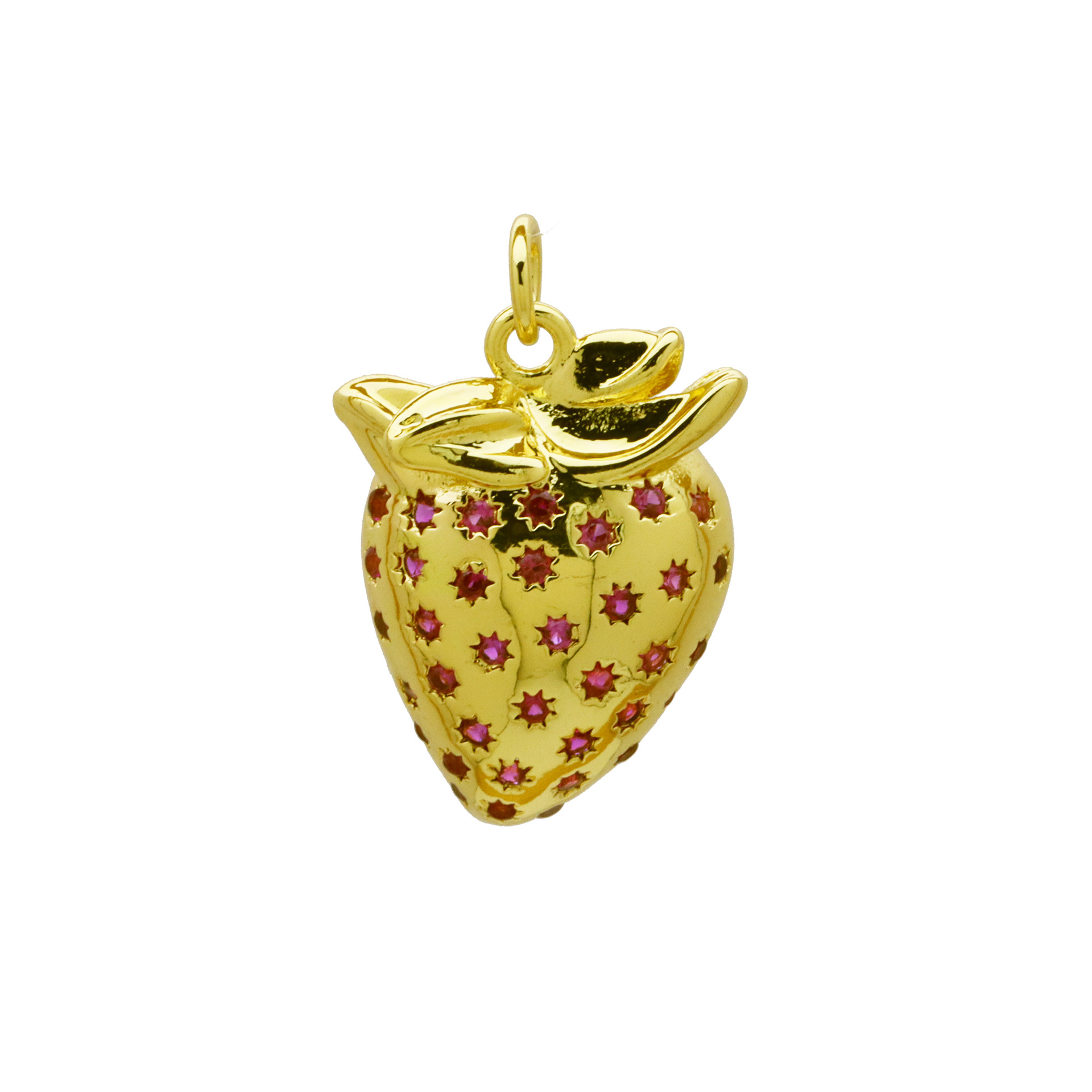 2g Weight Pendant Jewelry Making Type 7 * 18mm Jewelry Making Size Zircon Inlay Material DIY Jewelry Accessories Classification 1 Piece Quantity Copper Material Christmas Festival Cherry, Carrot, Strawberry Pattern Inlay Design IG Style Style 1 Piece 7 * 18mm Copper Zircon Cherry Carrot Strawberry Pendant 7