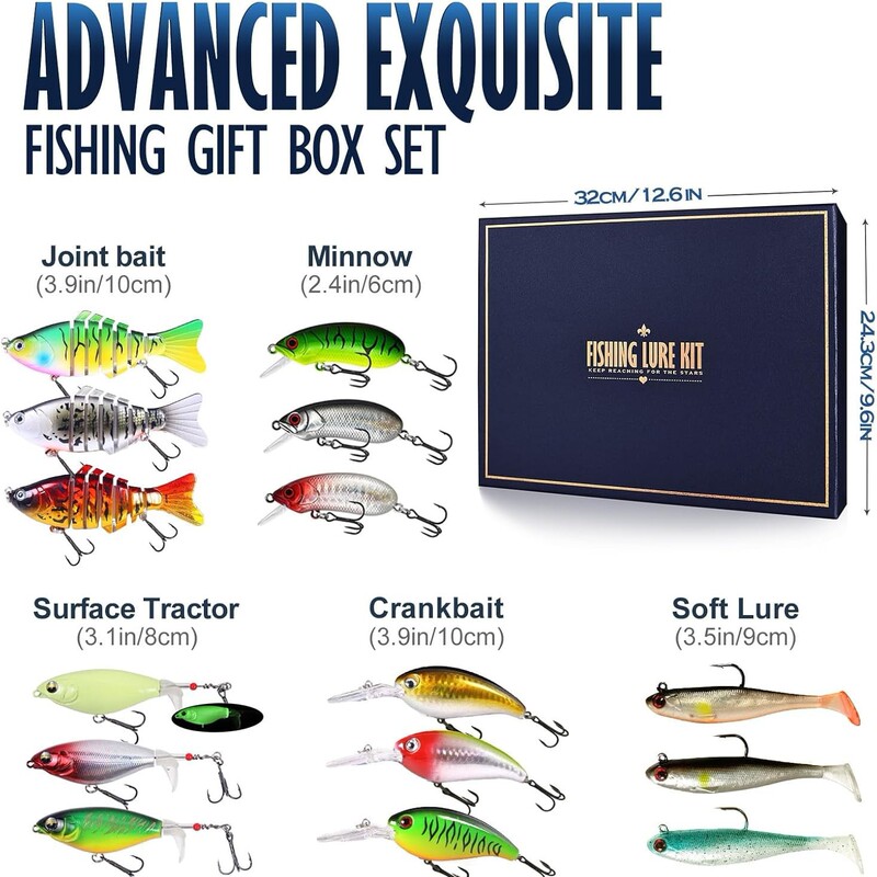 Cross-border 2025 new bait suit advent calendar gift blind box fishing countdown G2