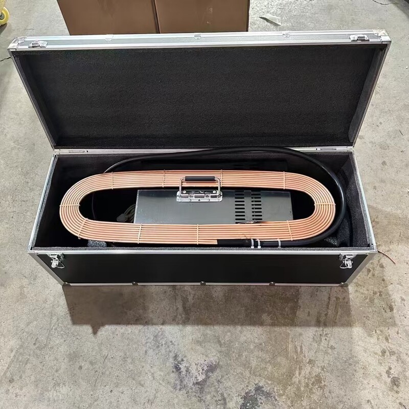 Portable Ice Coffin, Copper Plate Freezer with Box, Crystal Coffin, Refrigeration Machine, Freezing Plate, Funeral Supplies