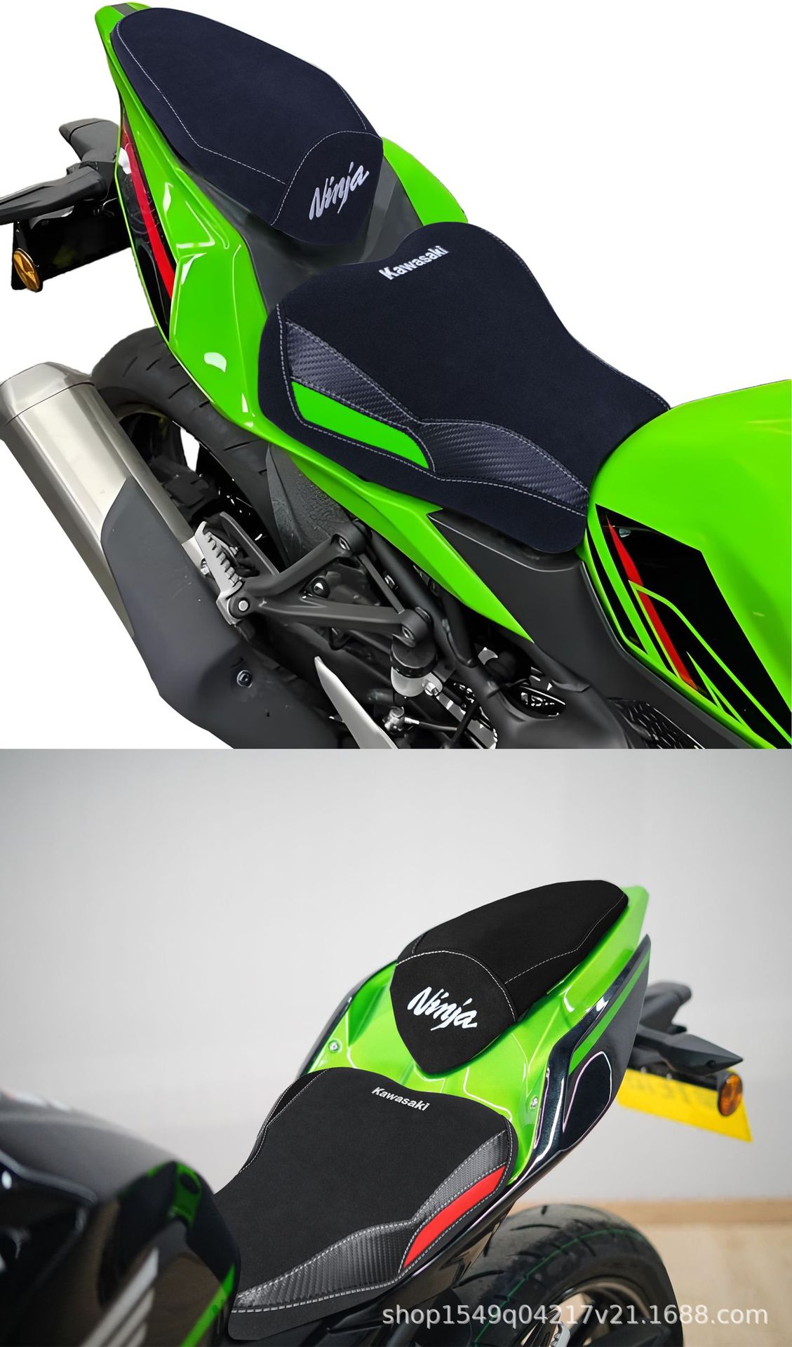 Suitable for Kawasaki ZX4R ZX4RR modified softening/increasing/lowing front and rear seat cushion assembly 23-25 years