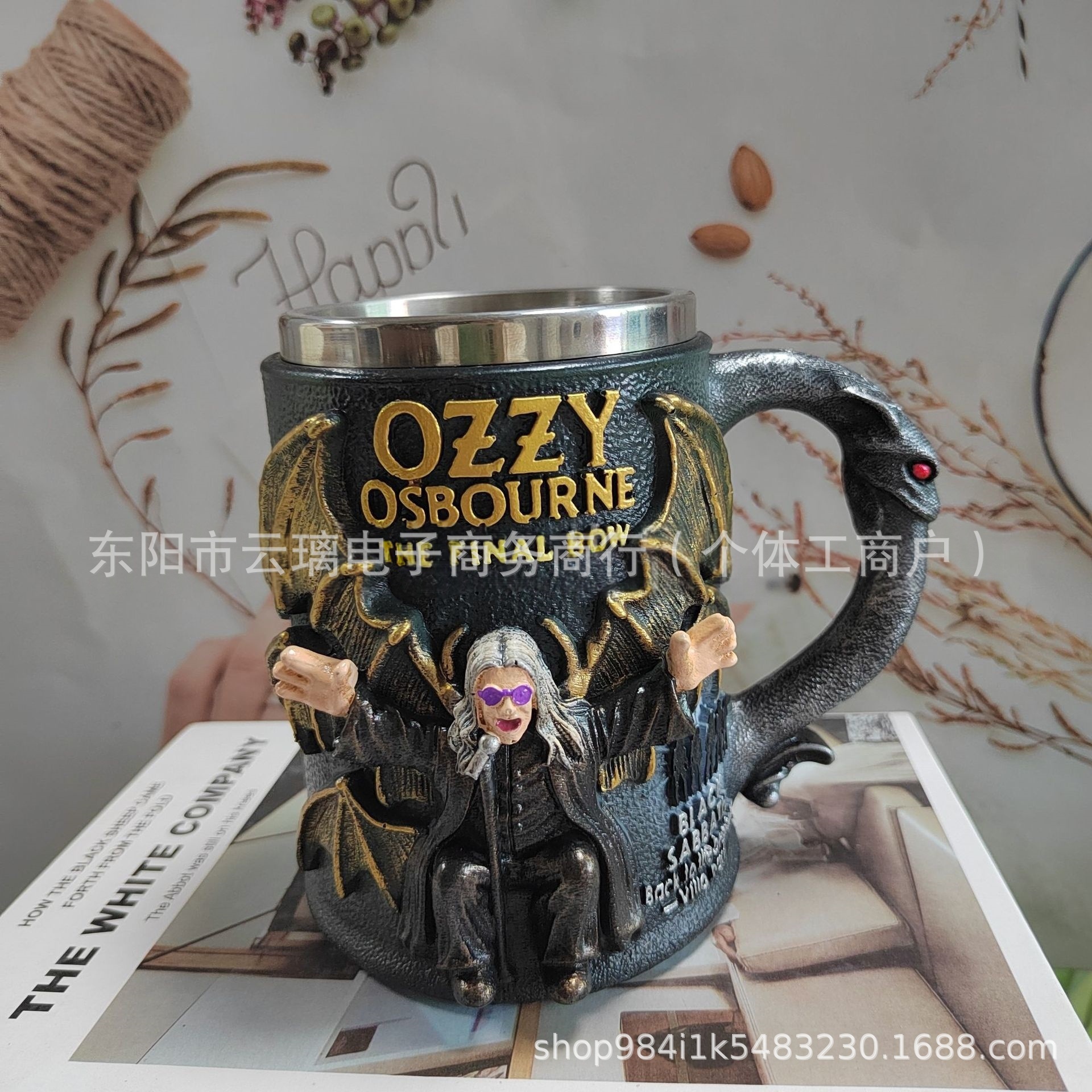 Nuevos productos de taza transfronteriza, estaciones independientes, nuevos productos de resina de barra irlandesa con forro interno, adornos de taza