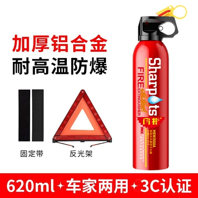 Portable Fire Equipment, Annual Inspection — Vehicle fire extinguisher - 13b-water-based-fire-extinguisher-triangular-reflective-warning-sign-vehicle-fixing-belt-vehicle-inspection-must-pass3c-certification