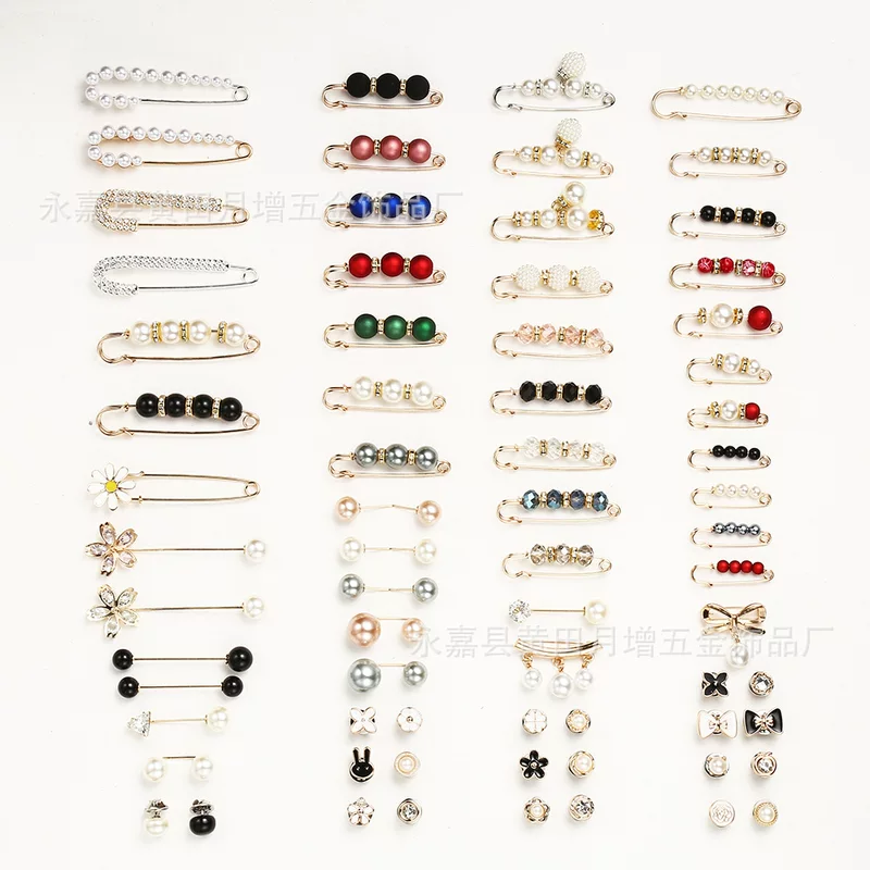 Бейджик, универсальный набор, украшения, брошь, защитная нижняя одежда, булавка из жемчуга