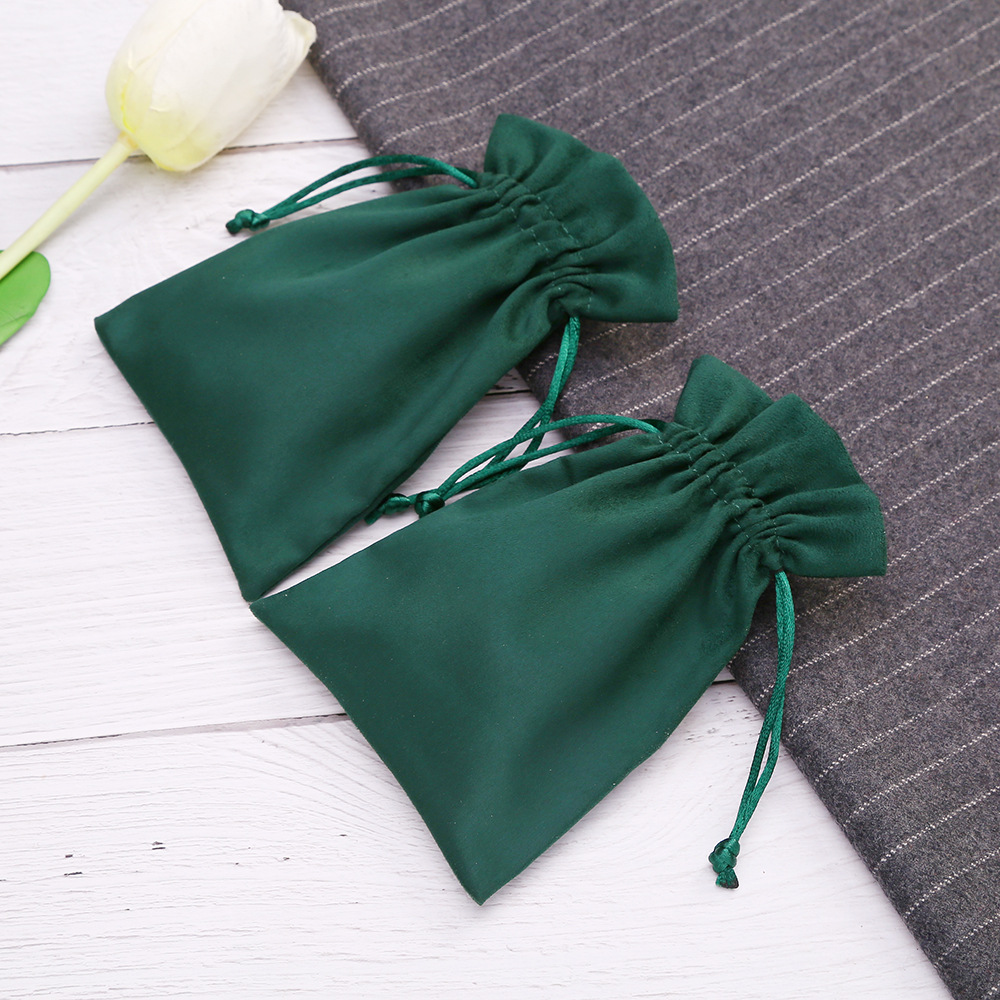 15g Weight Jewelry Packaging Bags Classification 1 Piece Quantity Daily Occasion Solid Color Pattern Drawstring Design Fashion Style 1 Piece Fashion Solid Color Cloth Drawstring Jewelry Packaging Bags 1