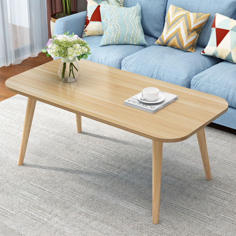 Mesa de centro sencilla para apartamentos pequeños, mesa auxiliar para sofá de sala de estar, mesa redonda pequeña para dormitorio, mesa de centro móvil pequeña, venta al por mayor.