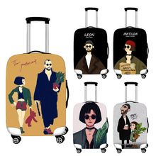 新款行李箱保护套旅行箱防尘套拉杆箱弹力套卡通动漫印花皮箱套