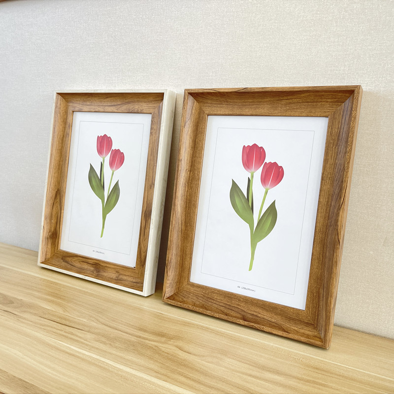 边框4厘米相框正方形4寸5寸6寸7寸8寸10寸摆台手工挂墙画框批发