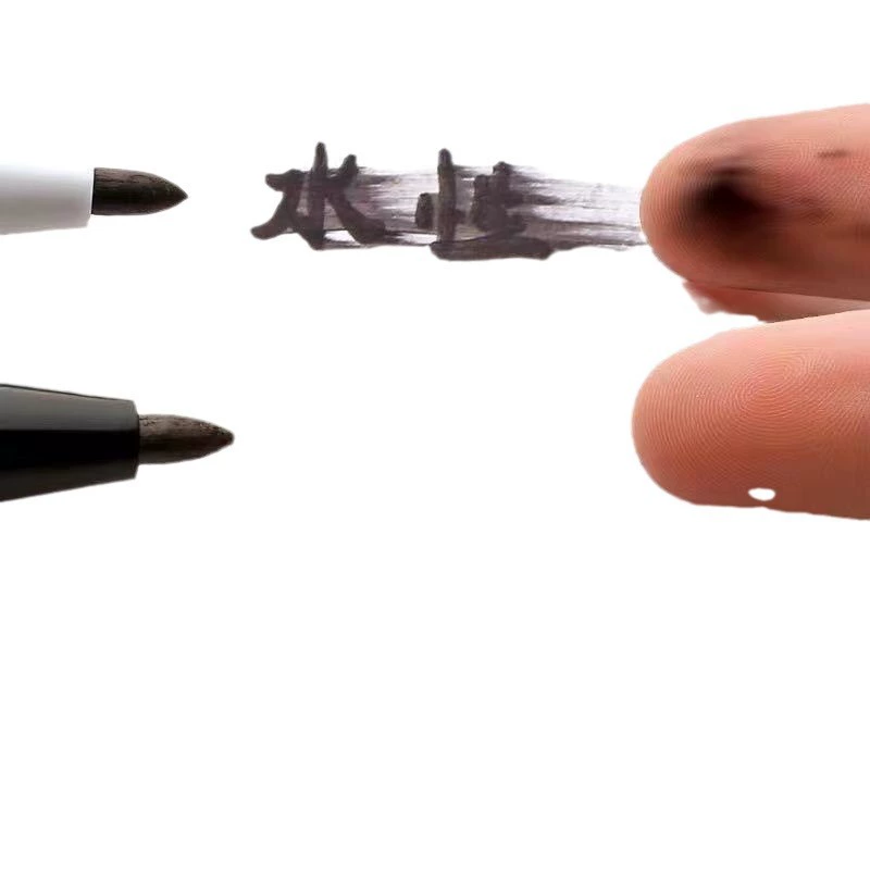 Marker black oily big head pen waterproof fast drying thick pen durable express logistics special stroke line marking pen