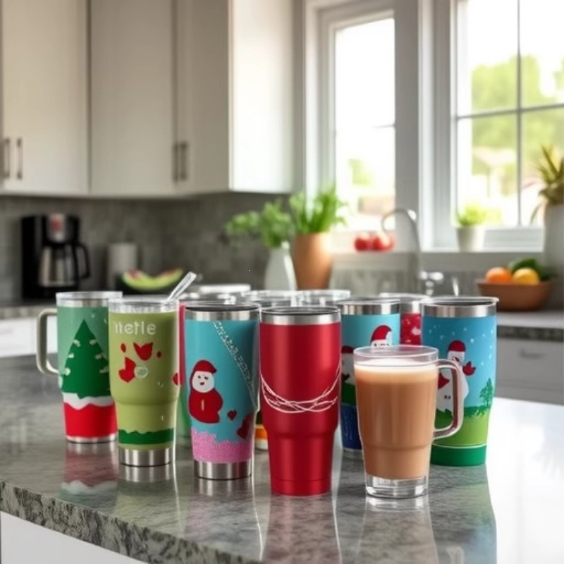 Pintura por pulverización de plástico de acero inoxidable 30oz taza de automóvil manejo de automóvil taza de aislamiento de vacío de doble capa taza de cerveza de aislamiento de frío