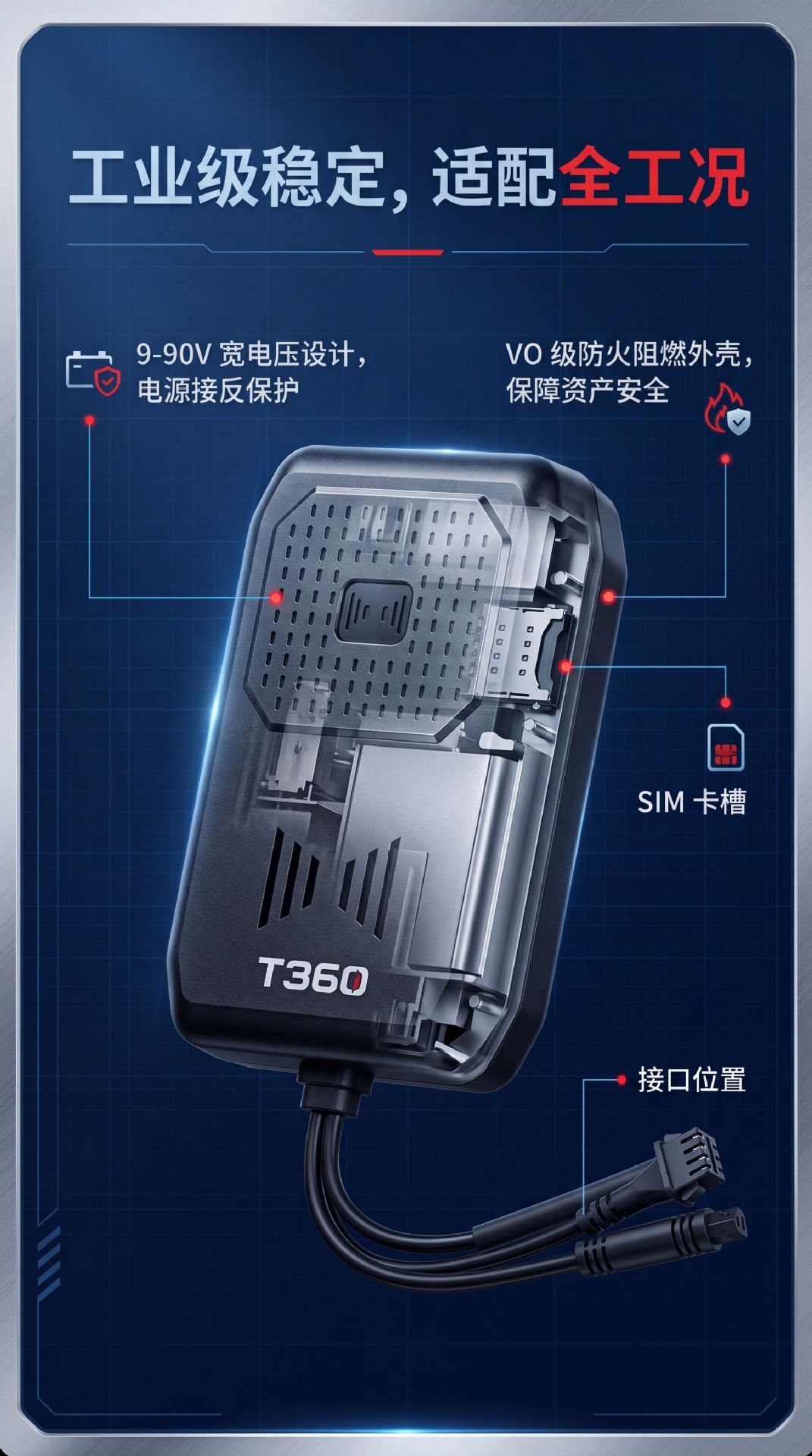 4G Beidou satellite locator for government and enterprise use, national security vehicle-mounted real-time Beidou positioning and tracking GPS locator