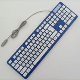 USB -интерфейс Тайвань Cangjiewen Гонконг традиционный код символов Fuson Voice Multimedia Белый шоколадный кабель клавиатура