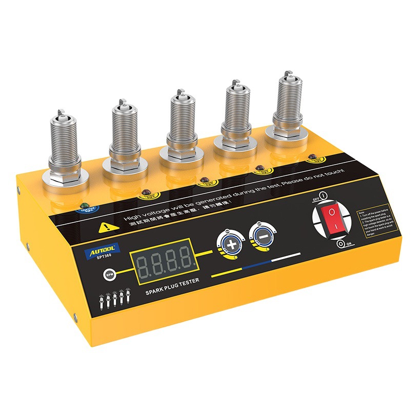 AUTOOL SPT360 bujía detector de motor de coche de prueba de alta presión de cinco agujeros probador de encendido