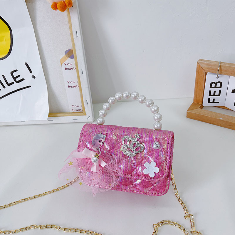 Bolso para niños pequeña niña 2021 bolso de hombro de moda Aisha bolsa de mensajero blanca como la nieve mini bolso de moda monedero