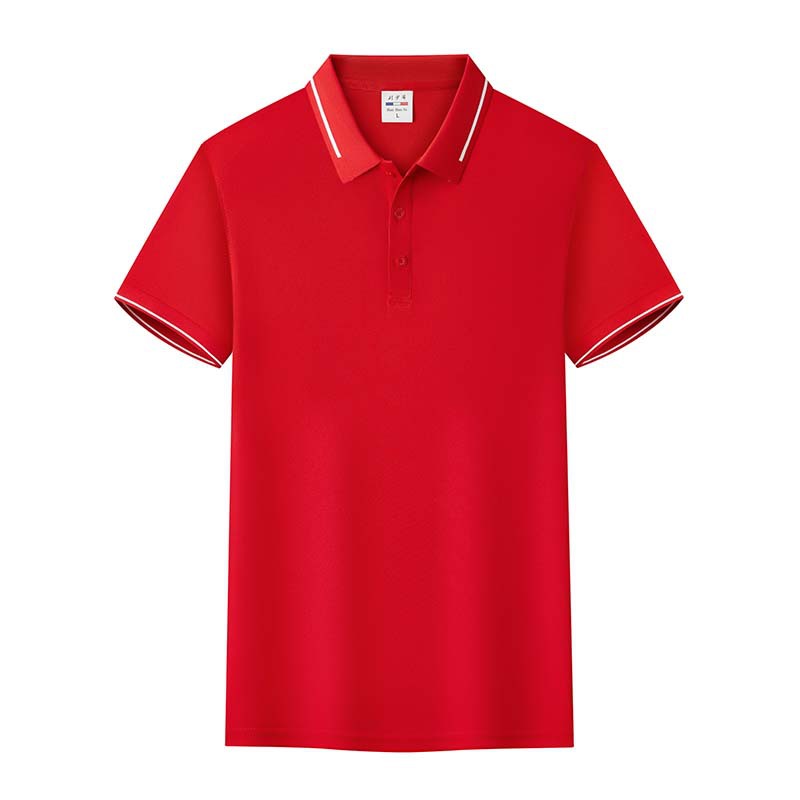 Trajes de trabajo de mangas cortas con solapa logotipo de verano de negocios polo camisetas de trabajo de la empresa de ropa de grupo camisetas de mangas cortas