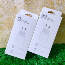 适用于PD20W欧规充电器数据线二合一包装苹果华为30W双Type-C包装