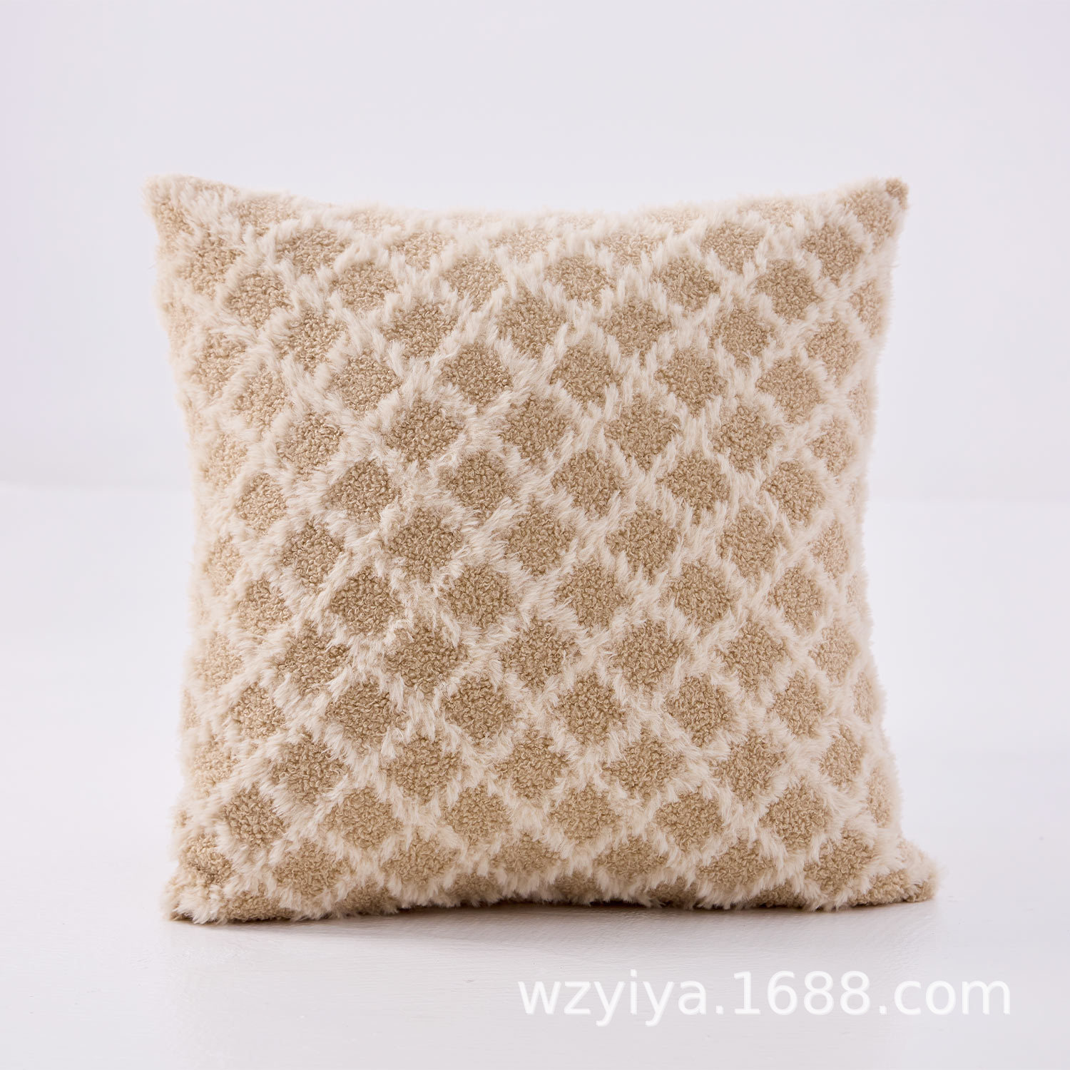 Mil almohadas nórdicas simples ins sala de estar sofá modelo jacquard retro almohada de decoración bordada