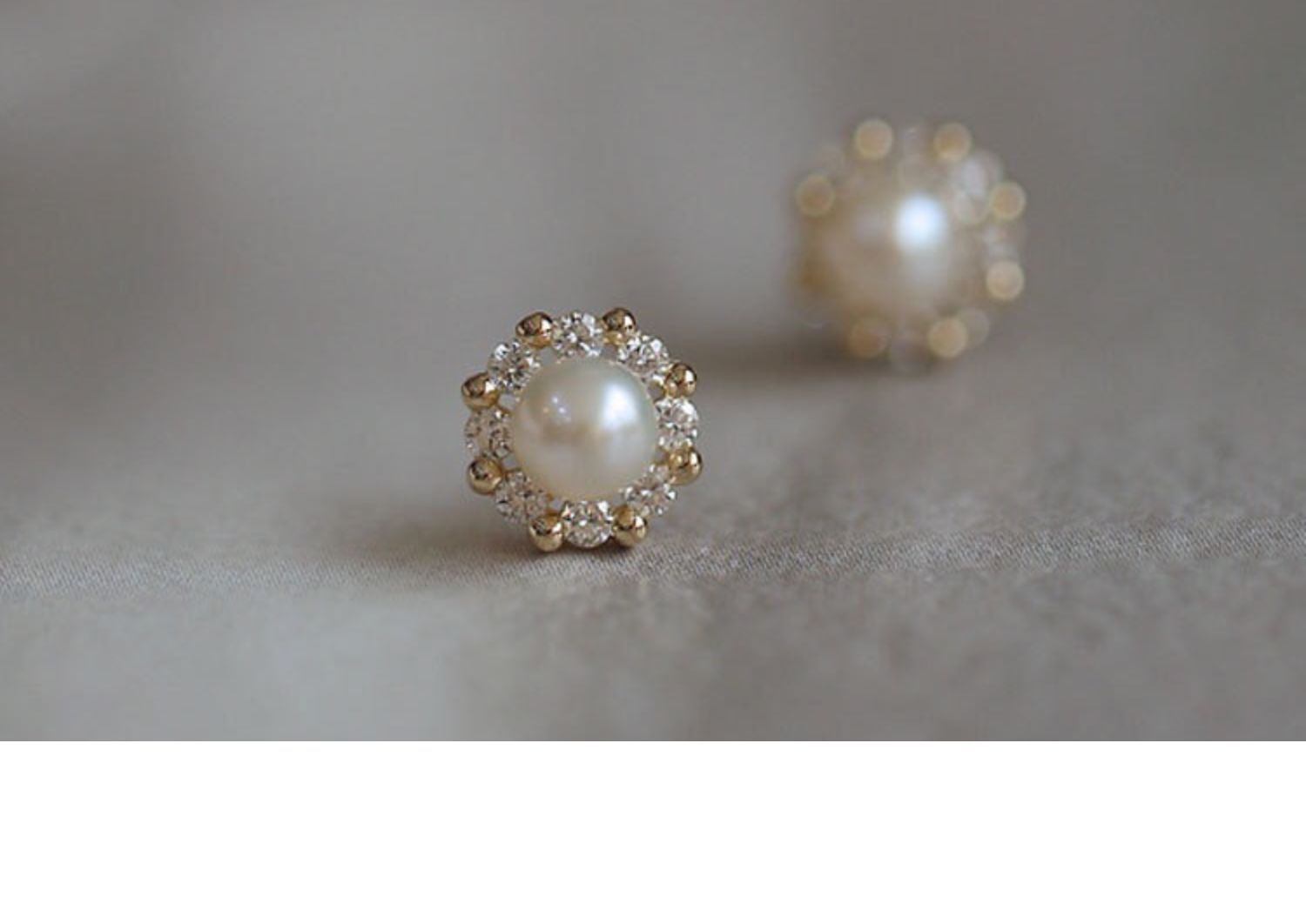 10g Weight Rhinestones, Pearl Inlay Material Ear Studs Classification 1 Pair Quantity Daily Occasion 1 Pair Simple Style Round Inlay Copper Rhinestones Pearl Ear Studs