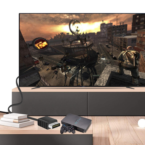 PS1 PS2 to HDMI Converter, Connect Gaming Console to TV with High-Definition Cable, PS2 to HDMI Adapter, Game