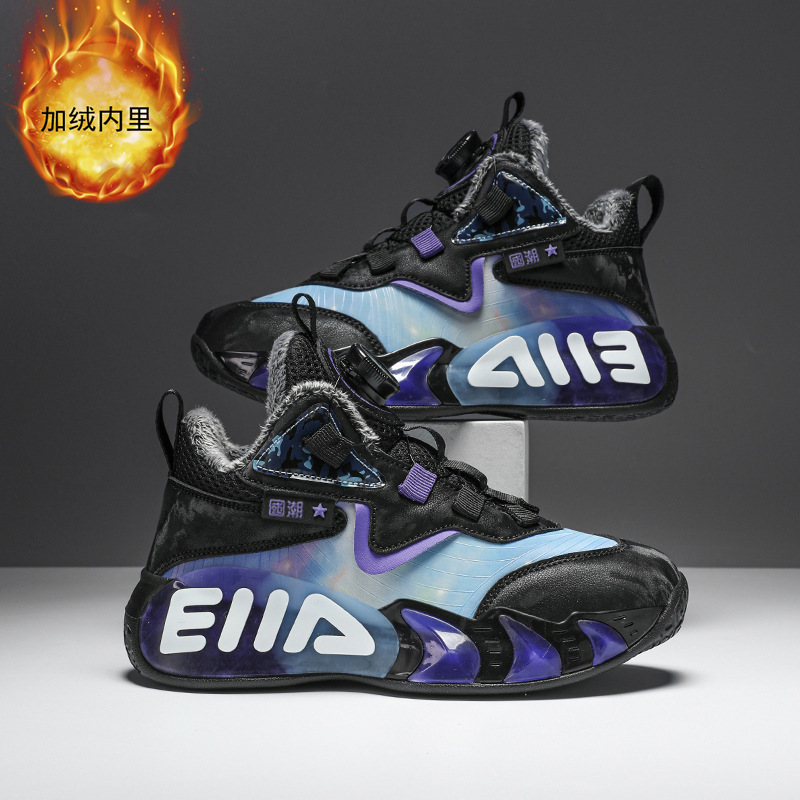 815-Zapatos de algodón negro