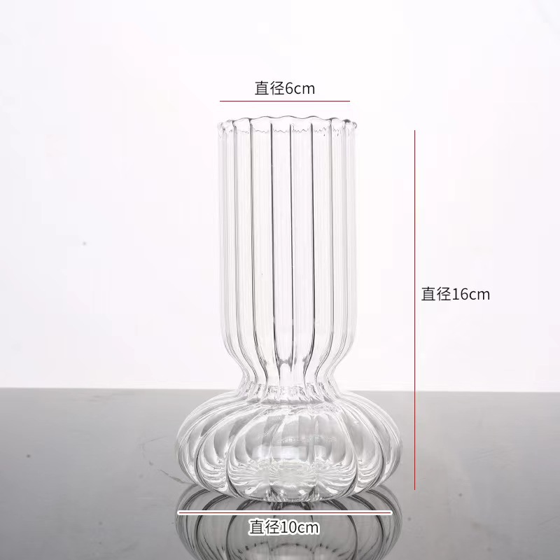 꽃병 촛대 J 투명 색상