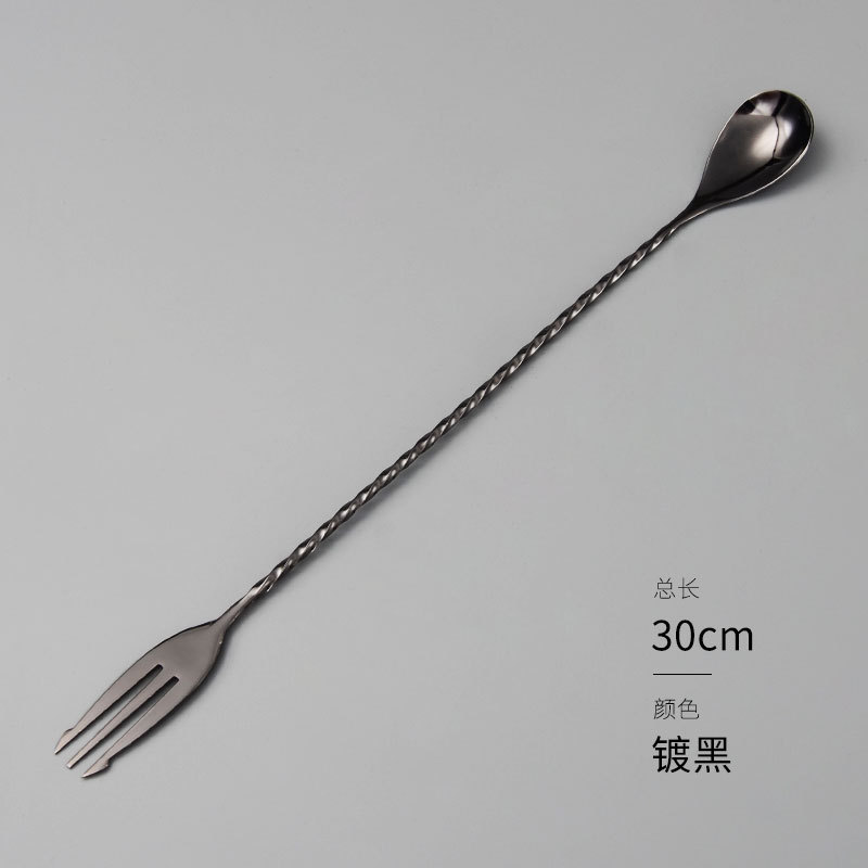 304 trigraphy, titanium black -30cm