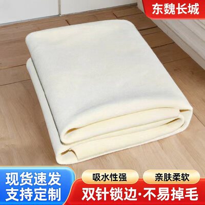 自然形50*80洗车麂皮鹿皮巾几皮吸水不易掉毛加厚羊皮擦车玻璃巾