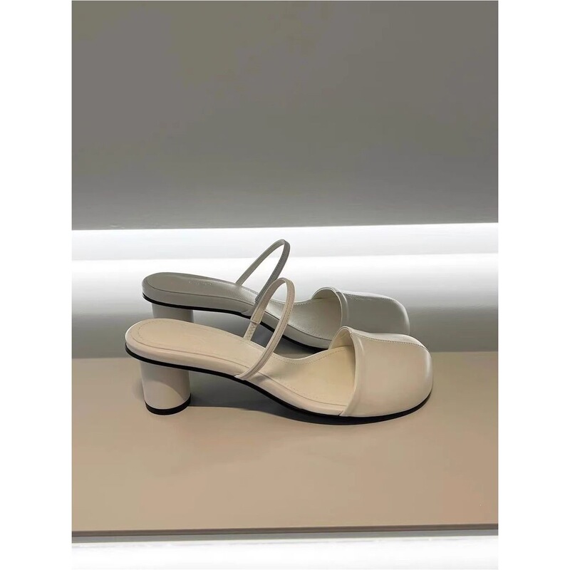 Sandals for Women, Roman Shoes, Beach Shoes, Chunky High Heels, 2026 Early Spring Stylish Single Shoes, This Year's Trendy Summer Style