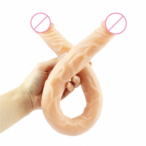 Lesbian sex double-headed 55cm LES lesbian dildo masturbator gay t dildo sex toy