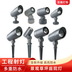 LED照明灯屋外防水プラグライト足パワー民宿花園プラグライト景観投光灯
