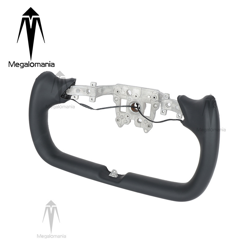 Suitable for Tesla's New Version of Model 3, Modified and Upgraded Heated Full-Leather Yoke Racing Steering Wheel