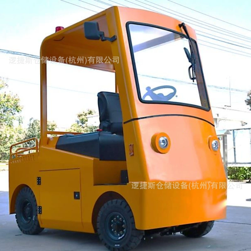 Полностью электрический тягач 10T12T15T для аэропорта, завода, прицепа, перевозки грузов, тягач для перевозки грузов