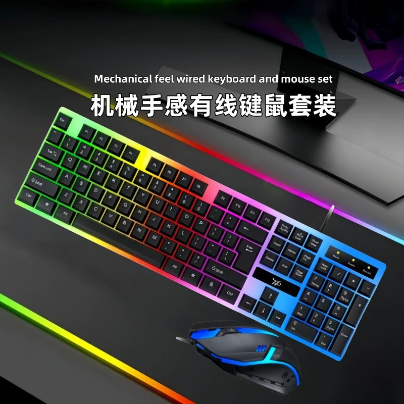 Keyboard, mechanical mouse, hairgrip, laptop