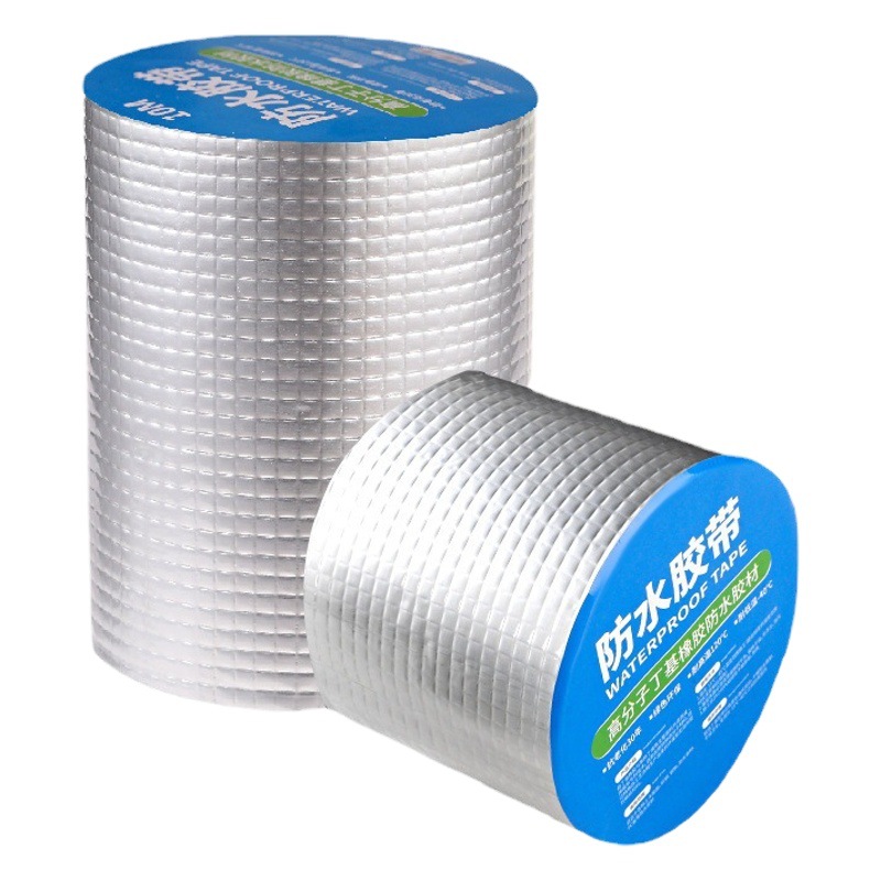Cinta de Butilo Autoadhesiva de Papel de Aluminio, Impermeable, Autoadhesivo, Sellador, para Techos y Tuberías