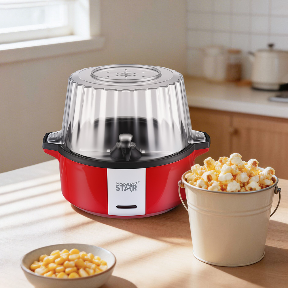 Estrella ganadora estándar británico estándar europeo hogar pequeña máquina de palomitas de maíz Máquina automática máquina de palomitas de maíz eléctrica image 4