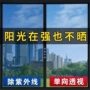 单向遮光防晒防窥隔热膜