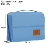 [Magnetic stand-up pencil case] 6 layers/blue