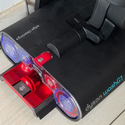 Пылесос Dyson WashG1 для пола, эффективно очищает и дезинфицирует, интегрированная инициация подметания и мытья, сепарация твердых и жидких веществ