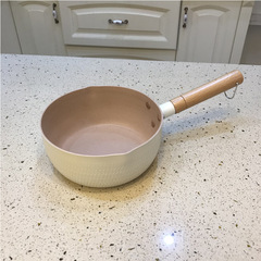 2F新款自留顏控日式雪平鍋湯奶鍋不粘鍋牛軋糖雪花酥電磁爐1至2人