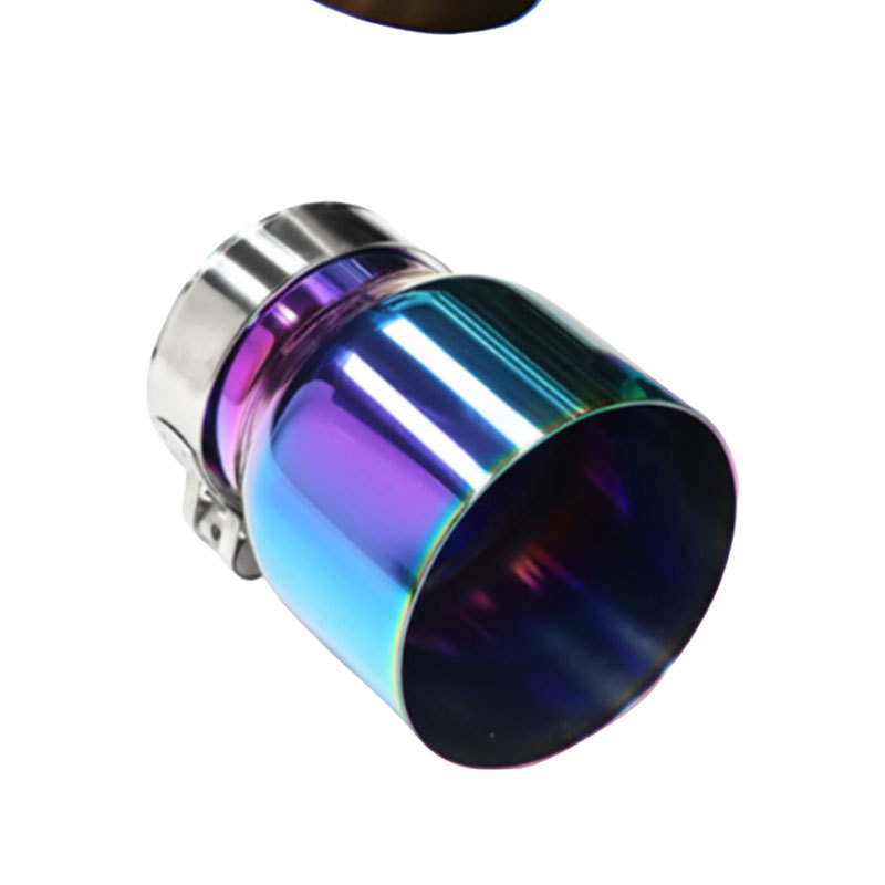Suitable for Bmw 3 Series 4 Series M2 M3 M4 Direct Plug-In Stainless Steel Blue-Black Iridescent Tailpipe Exhaust Pipe Modification Decorative Pipe