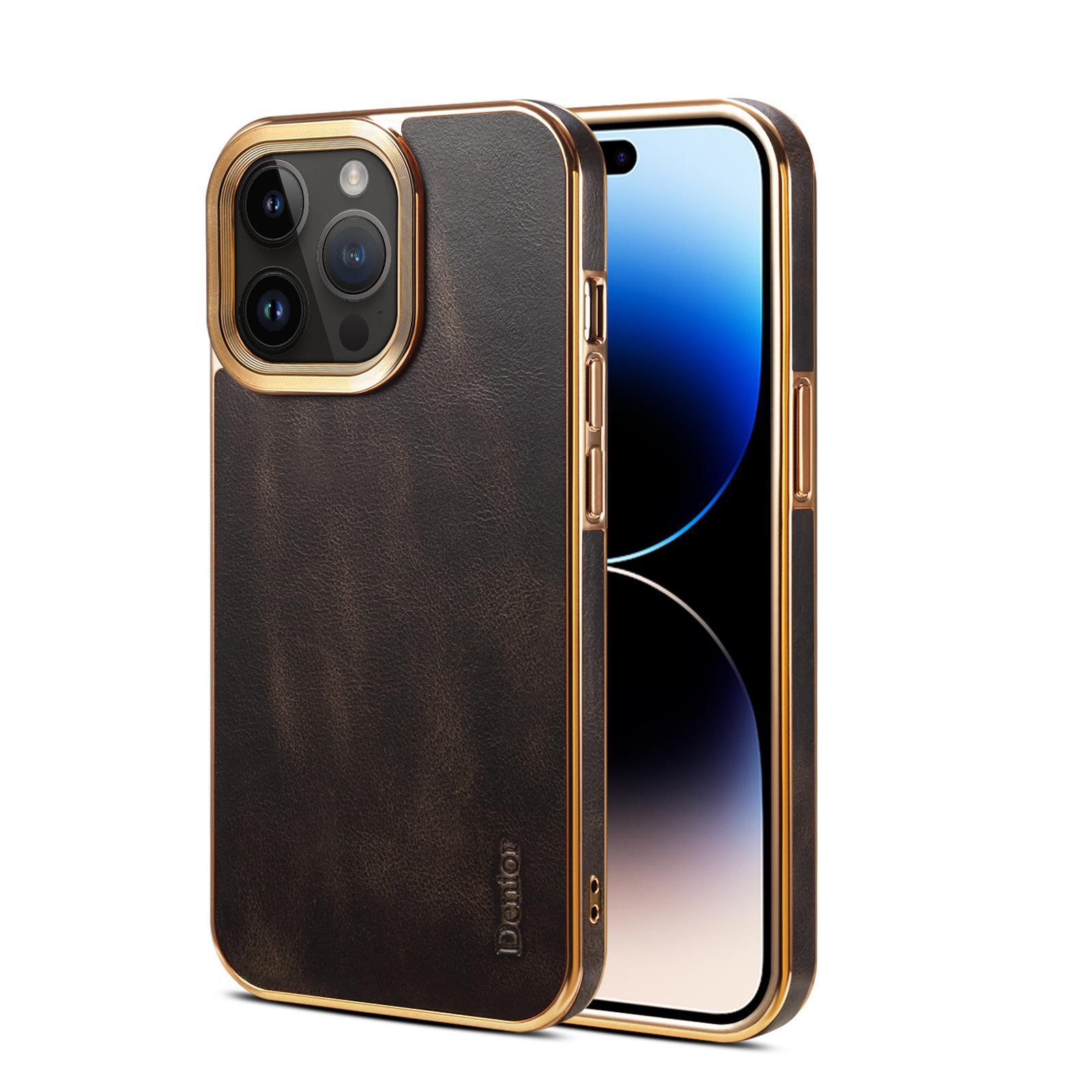 Ốp lưng da dầu iPhone 15 Pro Max kèm giá đỡ và túi đựng thẻ phong cách doanh nhân — [Da bò sáp dầu da đen] ◆ Quy trình mạ điện, [Da bò sáp dầu da xanh] ◆ Quy trình mạ điện, [Da bò sáp dầu da nâu] ◆ Quy trình mạ điện, [Da bò sáp dầu đỏ tía] ◆ Quy trình mạ điện chi tiết 21