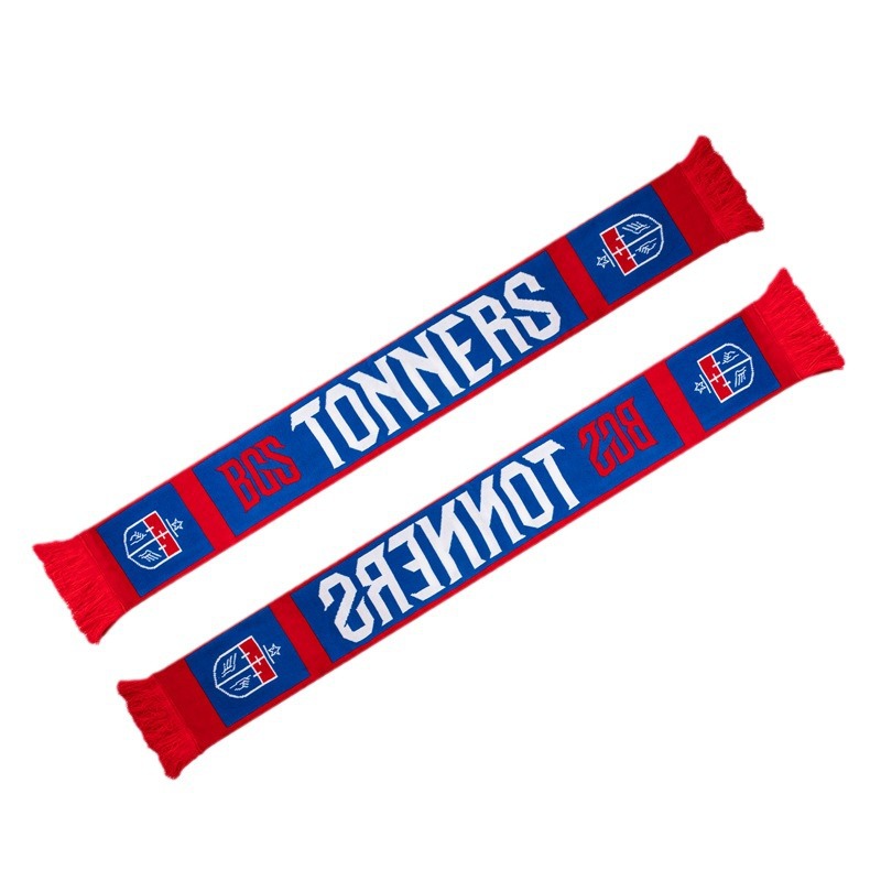 Bufandas jacquard acrílicas personalizadas bufandas de fans suministro al por mayor caliente personalidades nacionales personalizadas fans