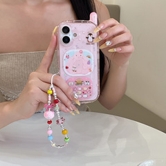 大哥大甜品兔子企鹅适用iPhone17苹果16ProMax手机壳15少女心新款