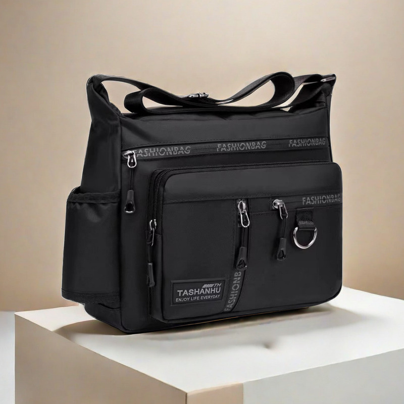 (7 Compartments) 2024 New Men's Bag Large Capacity Casual Messenger Bag Waterproof Shoulder Bag Business Travel Bag Men (7 Compartments) 2024 New Men's Bag Large Capacity Casual Messenger Bag Waterproof Shoulder Bag Business Travel Bag Men