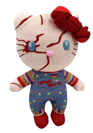 Halloween Ghost Doll Chuckie Teddy Kitty Kitty Kitty KT Doll Chuckie Soul Break Joker Doll image 9