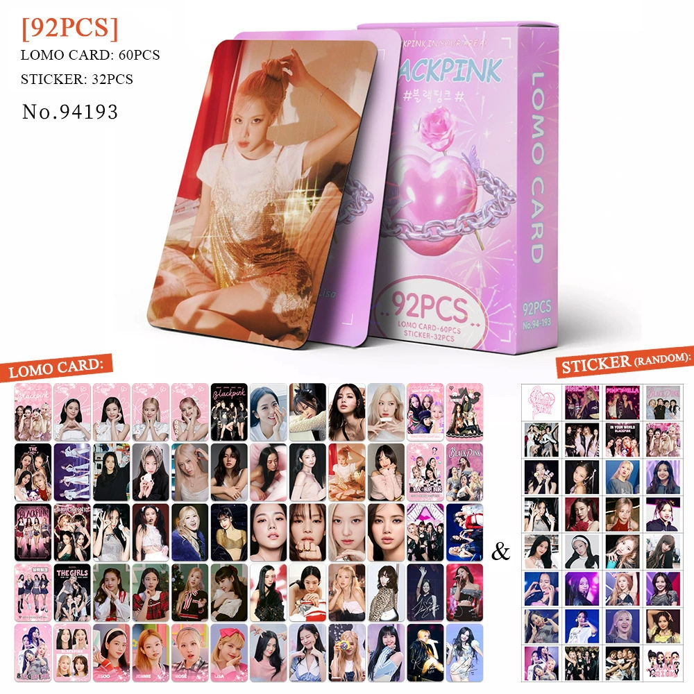 Набор 92 карточки с фото, BTS BPSKTWICE, двусторонние LOMO-карточки, фабричная печать