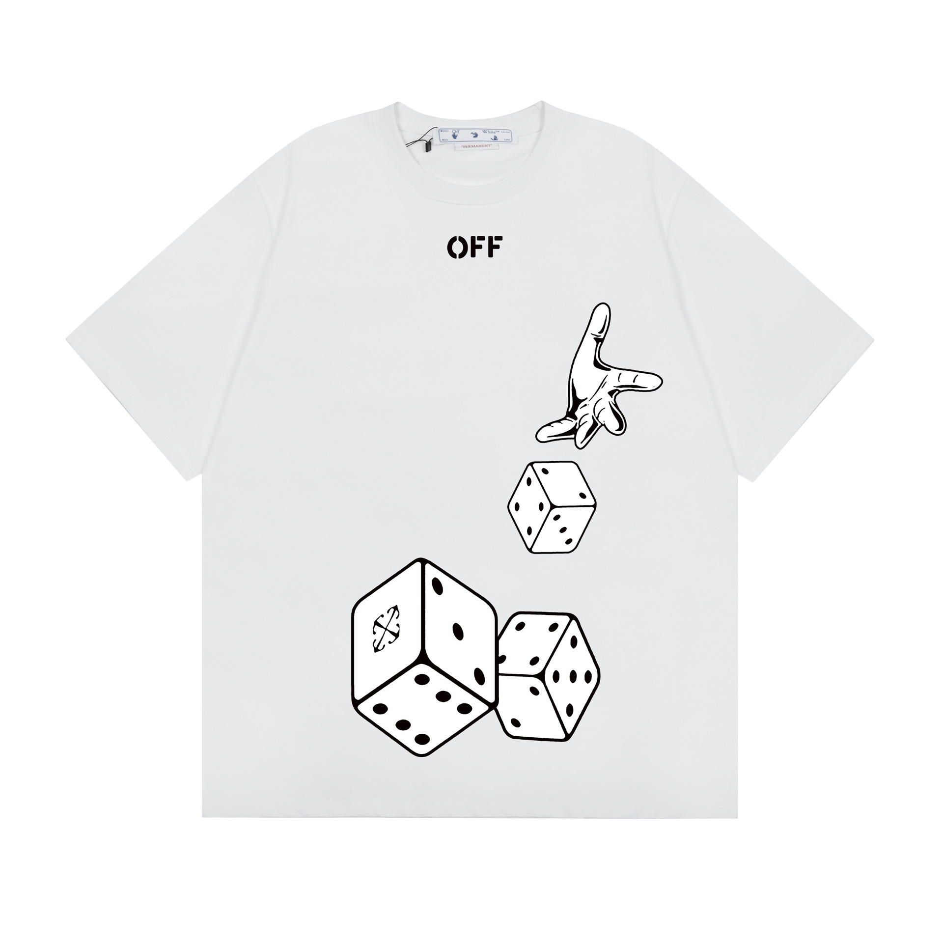 Off-White Dices Skate T-shirt White
