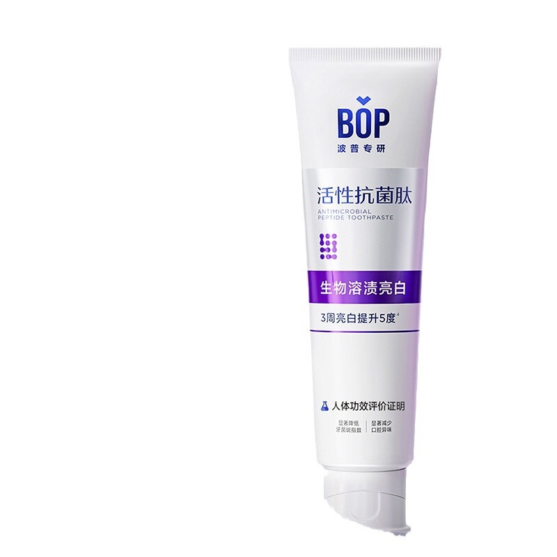 BOP 活性抗菌ペプチド歯磨き粉は、フッ素を配合して口臭を明るくし、爽やかにし、大人と男性の公式本物の歯を白くします。|undefined
