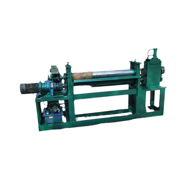 Tres en uno máquina de corte de tambor de aceite de desecho máquina de corte de laminación Placa de lavado de fábrica eje de rodillo tambor de aceite equipo de aplanamiento