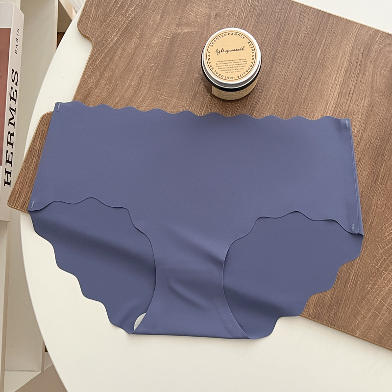 Hielo transfronterizo sin marcas ropa interior de secado rápido delgada de algodón transpirable comercio exterior de tamaño grande damas al por mayor entrepierna de algodón